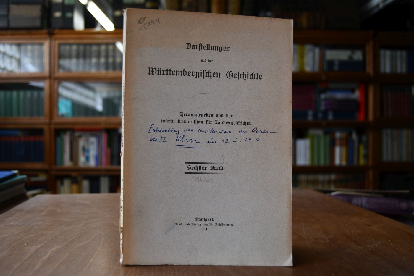 Die Entwicklung des Territoriums der Reichsstadt Ulm im XIII. und XIV. Jahrhundert.