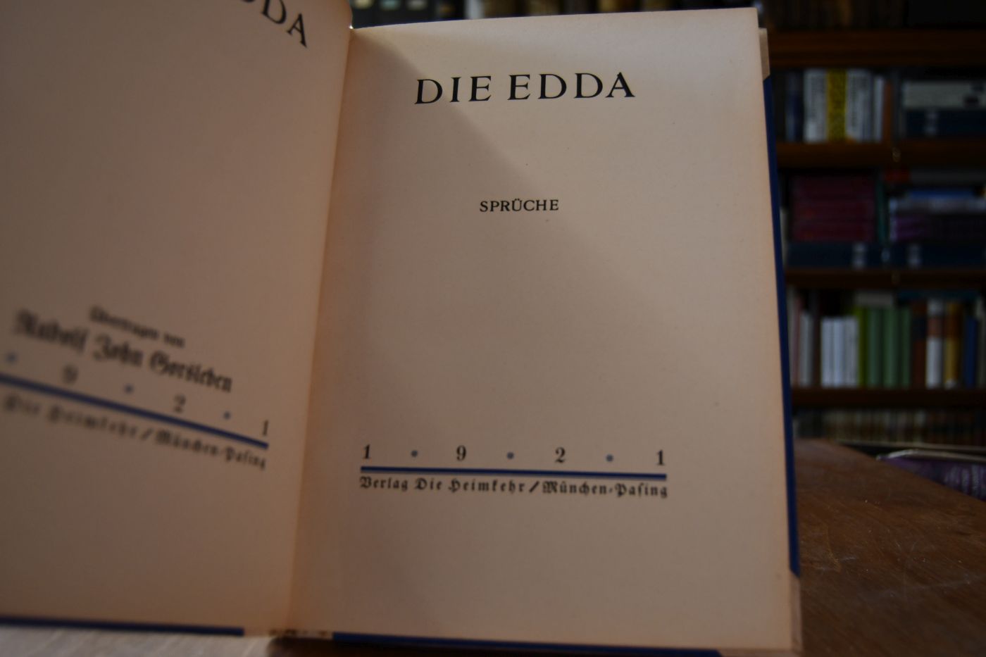 Die Edda. Sprüche.