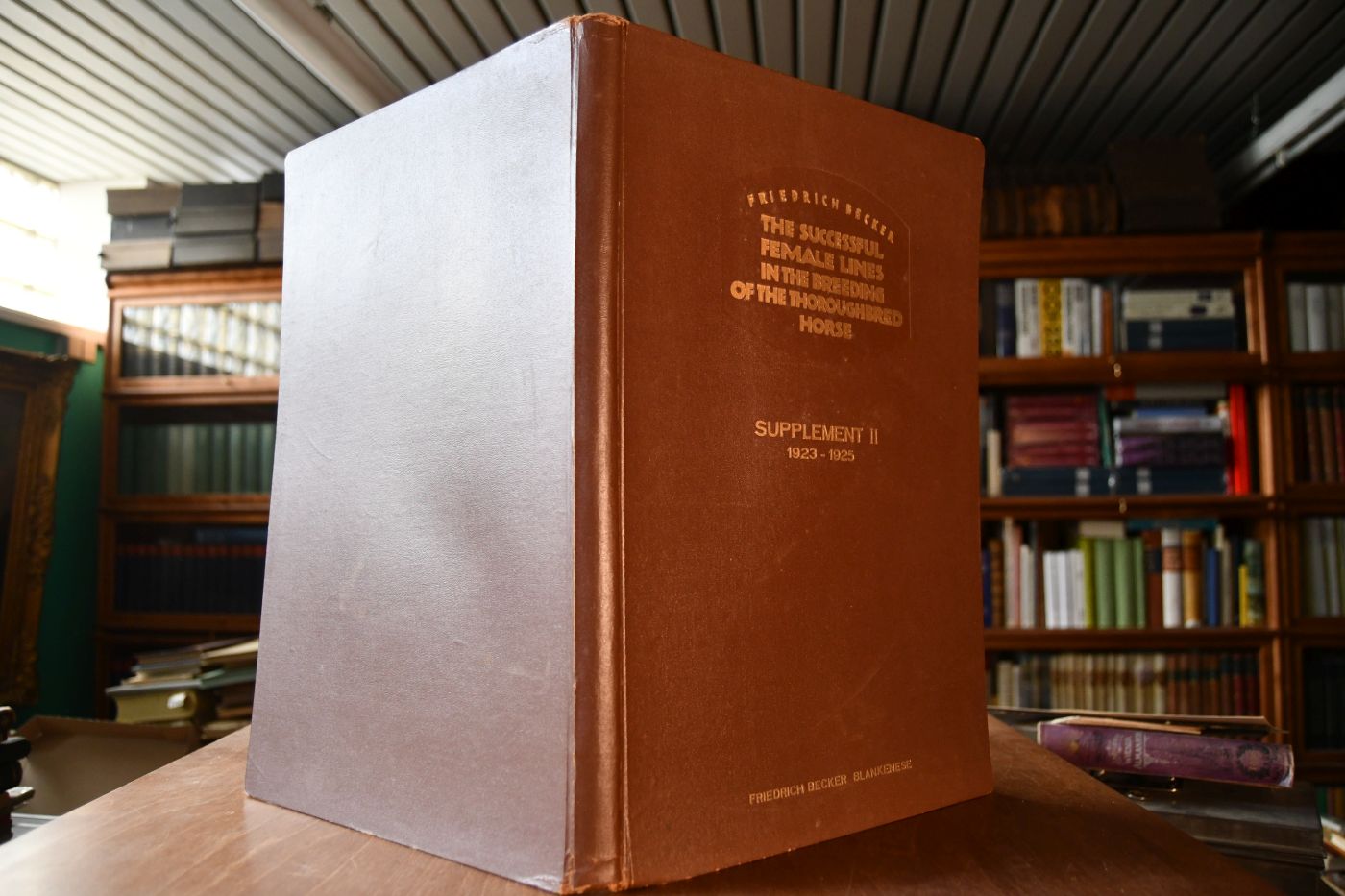 Die erfolgreichen Mutterlinien in der Vollblutzucht. The successful female lines in the breeding of the thoroughbred horse. Supplement II 1923-1925.