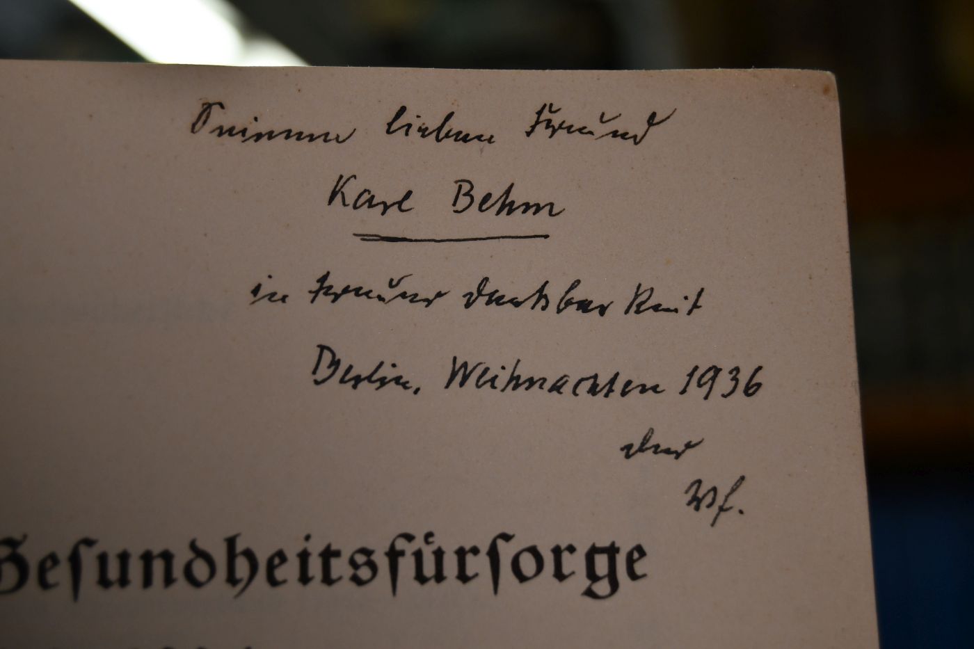 Evangelische Gesundheitsfürsorge 1926-1936. Denkschrift anläßlich des zehnjährigen Bestehens des Deutschen Evangelischen Krankenhausverbandes, zugleich Arbeitsbericht des Gesamtverbandes der deutschen evangelischen Kranken- und Pflegeanstalten und des Referates Gesundheitsfürsorge im Central-Ausschuß für die Innere Mission der Deutschen Evangelischen Kirche.