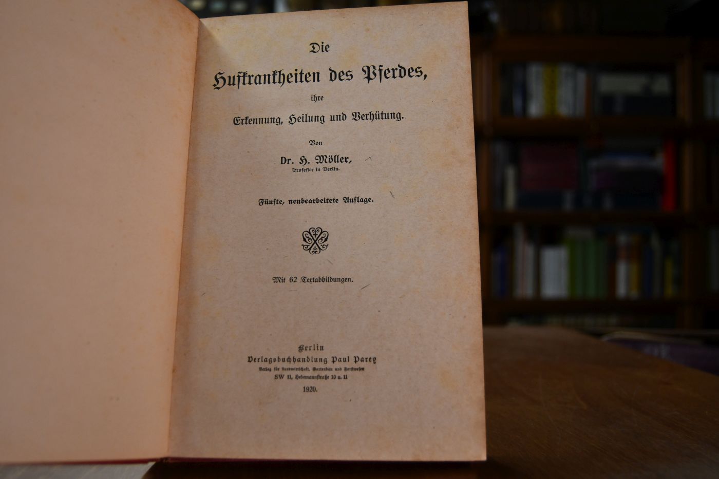 Die Hufkrankheiten des Pferdes, ihre Erkennung, Heilung und Verhütung.