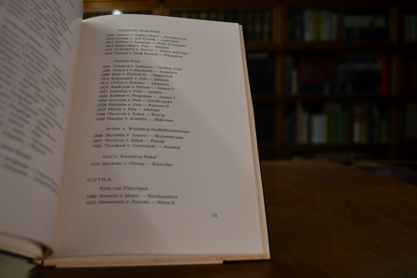60 Jahre Gestüt Waldfried. Grundlage, Erbe, Bestand und die grossen Erfolge seiner Zucht.