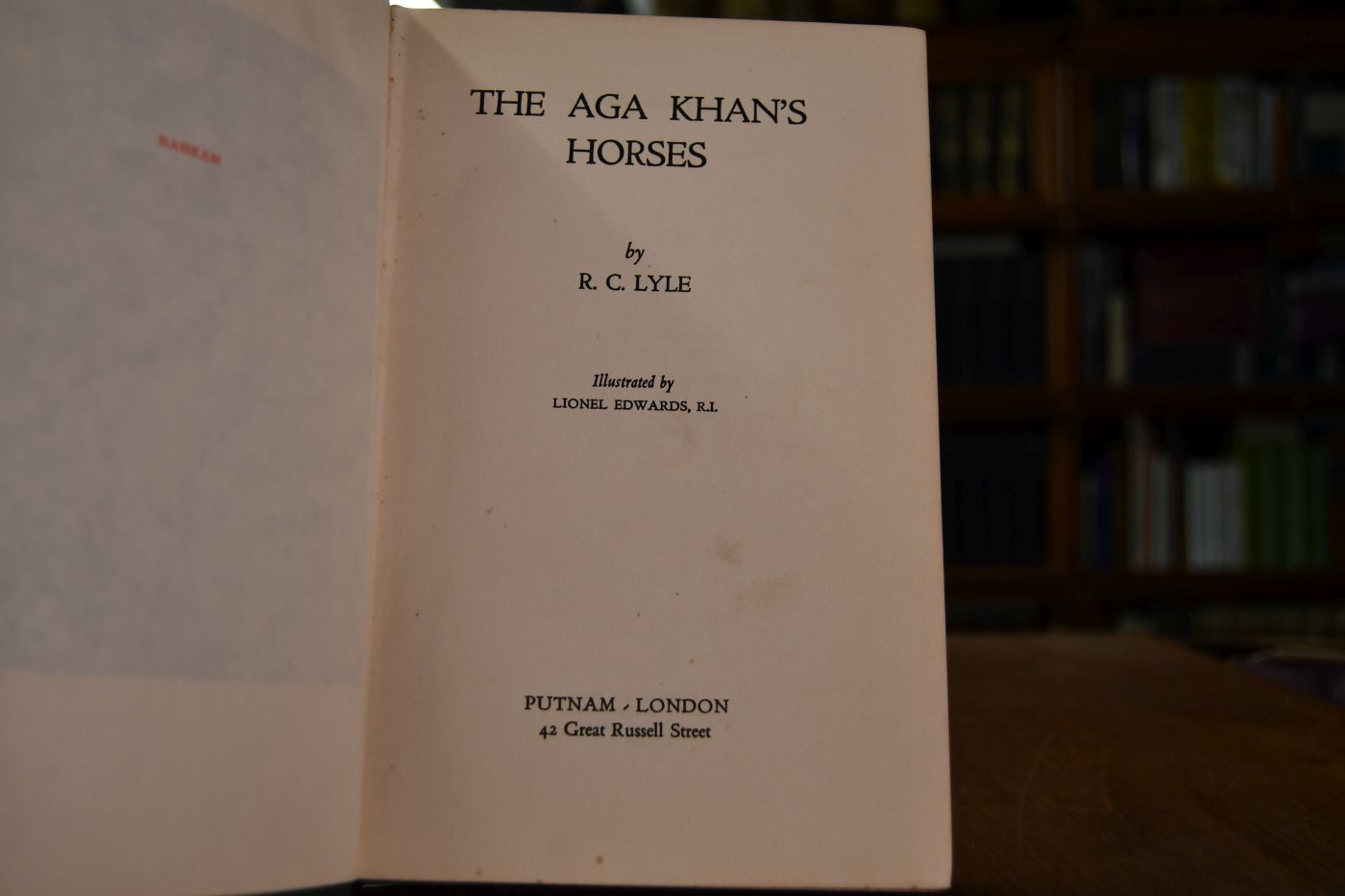 The Aga Khan`s Horses.