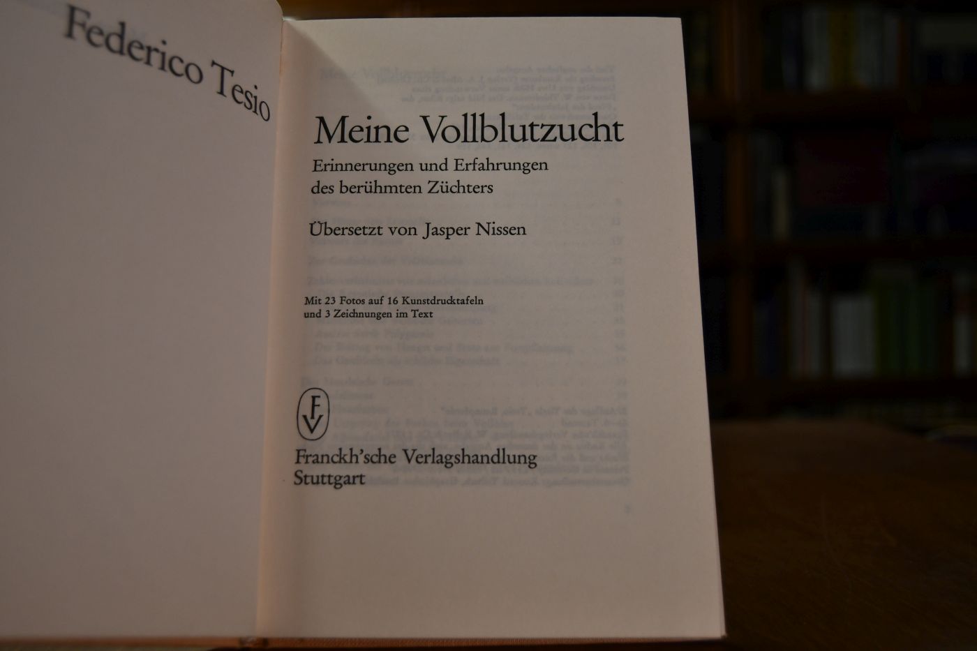 Meine Vollblutzucht. Erinnerungen und Erfahrungen des berühmten Züchters.
