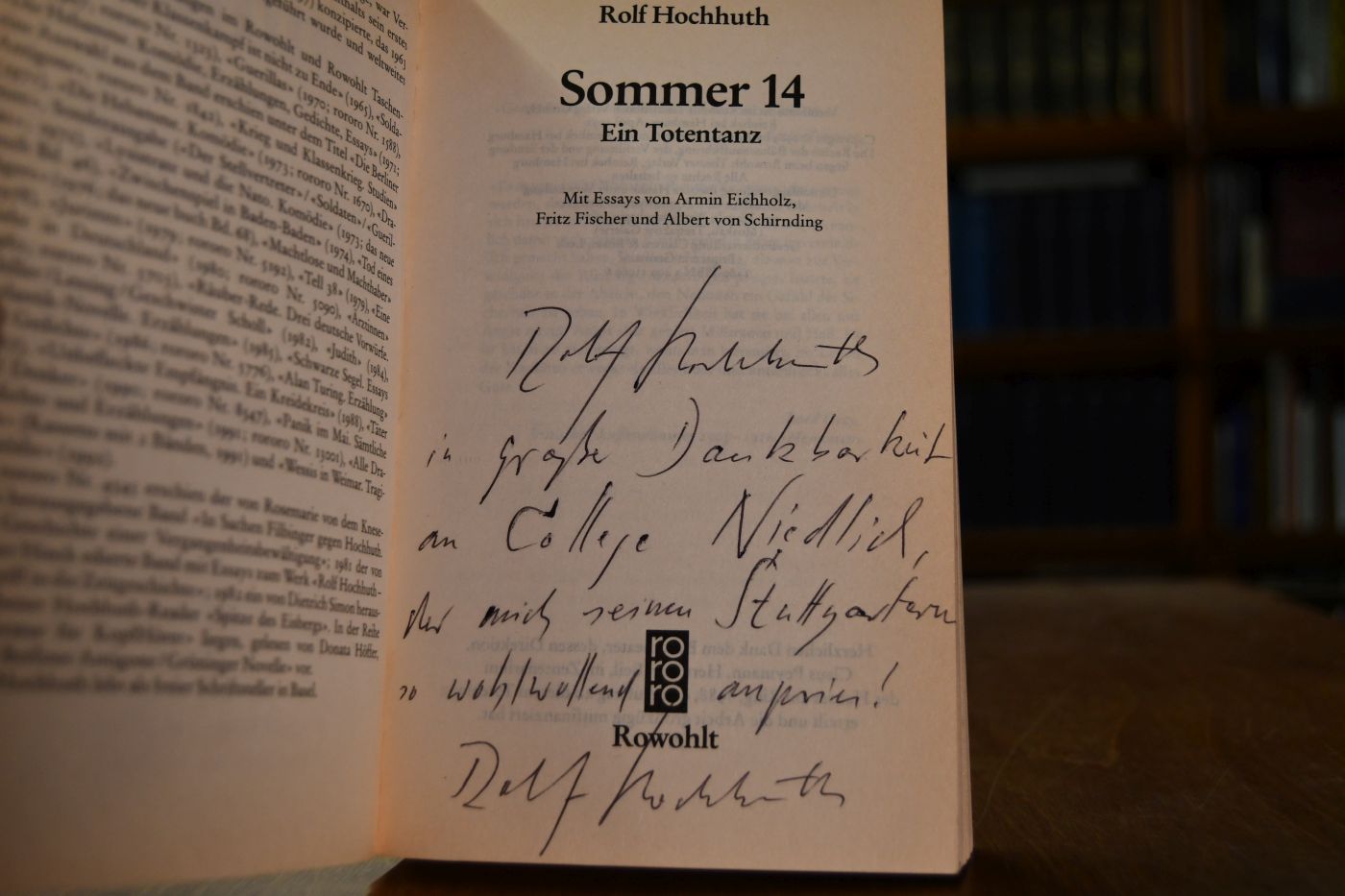 Sommer 14. Ein Totentanz.