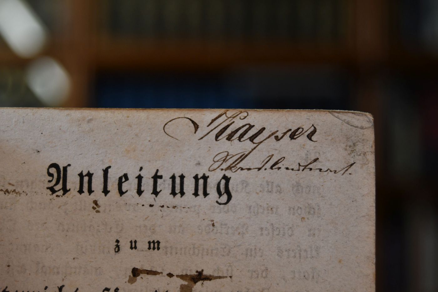 Anleitung zum Unterricht für Unteroffiziere der Reuterei über Pferde-Kenntniß, Hufbeschlag und Lehre einfacher Heilmittel in Ermangelung ärztlicher Hülfe.