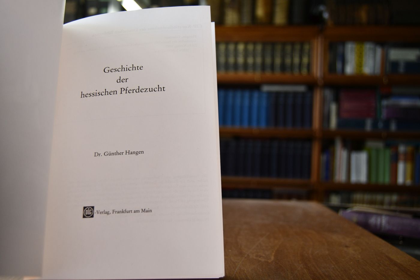 Geschichte der hessischen Pferdezucht.