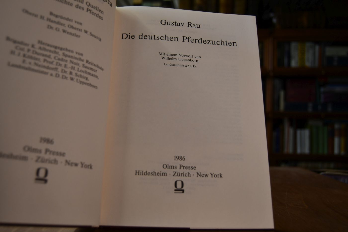 Die deutschen Pferdezuchten.