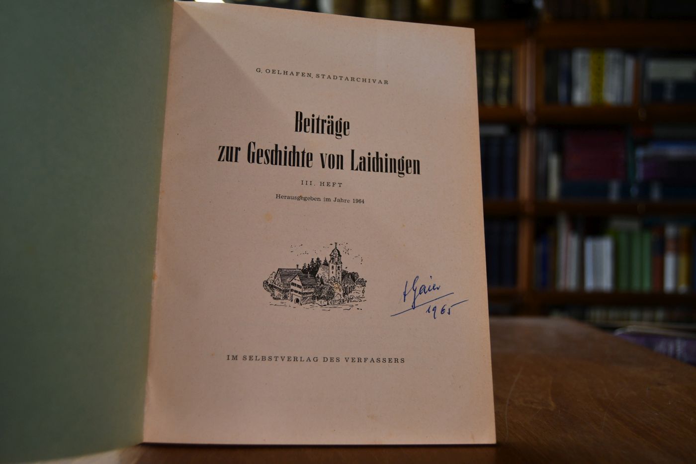 Beiträge zur Geschichte von Laichingen III. Heft.