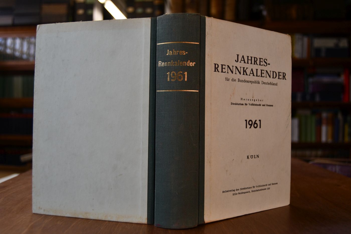 Jahres-Rennkalender für die Bundesrepublik Deutschland 1961.