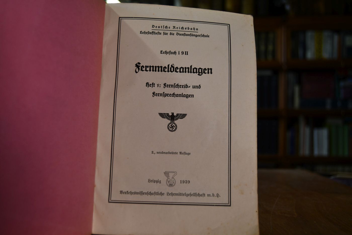 Lehrfach i 9II. Fernmeldeanlagen Heft 1 Fernschreib- und Fernsprechanlagen.