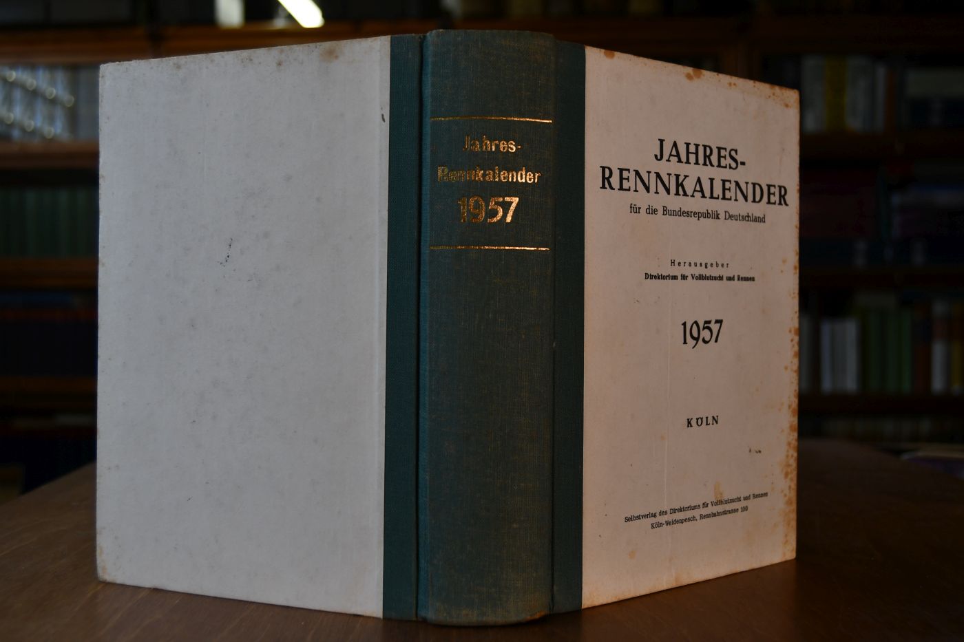 Jahresrennkalender für die Bundesrepublik Deutschland 1957.