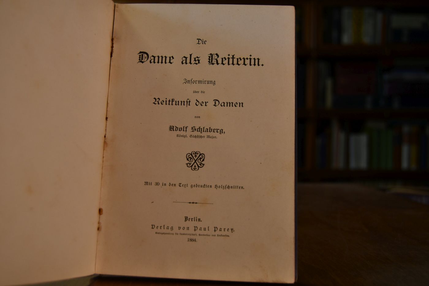 Die Dame als Reiterin. Informierung über die Reitkunst der Damen.