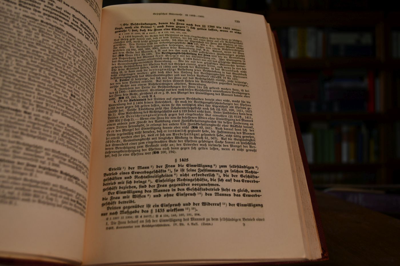 Das Bürgerliche Gesetzbuch mit besonderer Berücksichtigung der Rechtsprechung des Reichsgerichts. IV. Band Familienrecht.