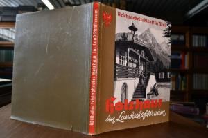 Holzhaus im Landschaftsraum. Reichsarbeitsdiens...