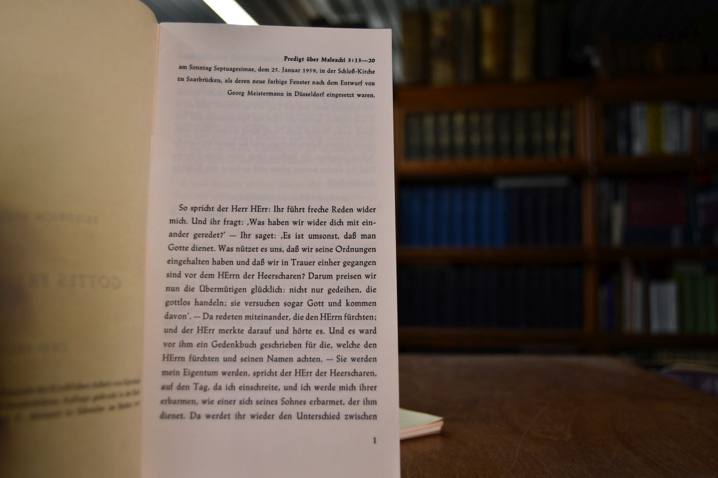 Gottes Freunde, Zwei Predigten 1959; Glückseliges Leben. Zwei Predigten 1960; Gottes gute Herrschaft. Drei Predigten 1961.