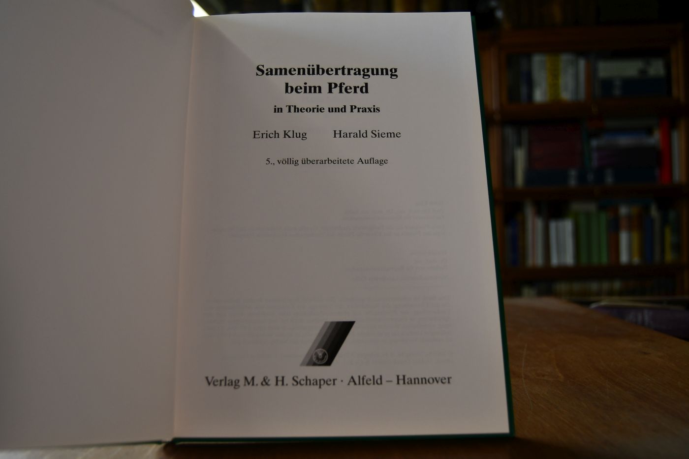 Samenübertragung beim Pferd in Theorie und Praxis.