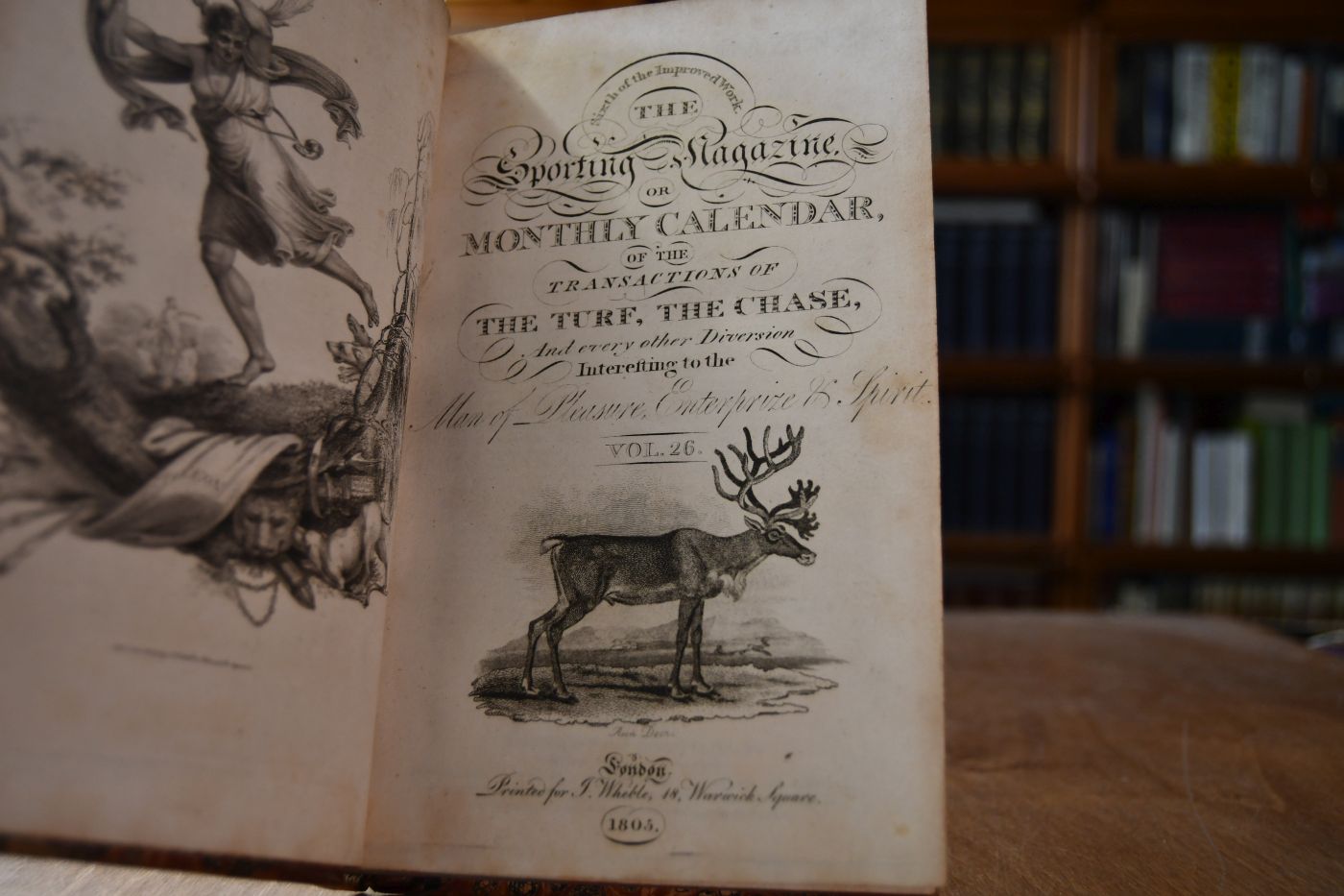 The Sporting-Magazine or Monthly Calendar, of the Transactions of the Turf, the Chace, And every other Diversion Interesting to the Man of Pleasure,Enterprize & Spirit. Vol. 26 (April 1805-September 1805).