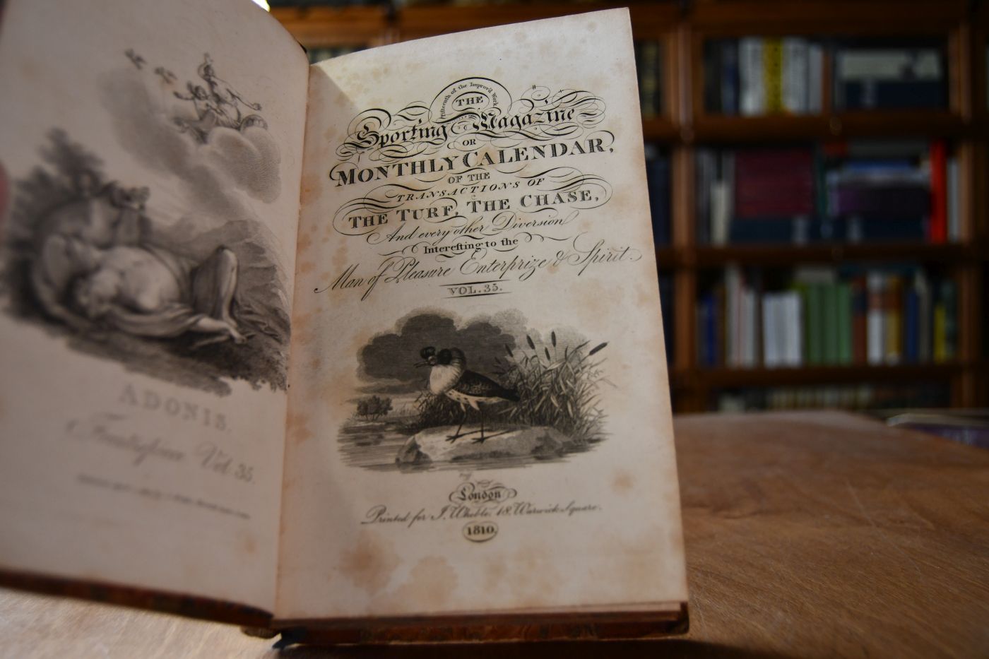 The Sporting-Magazine or Monthly Calendar, of the Transactions of the Turf, the Chace, And every other Diversion Interesting to the Man of Pleasure,Enterprize & Spirit. Vol. 35 (October 1809-March 1810).