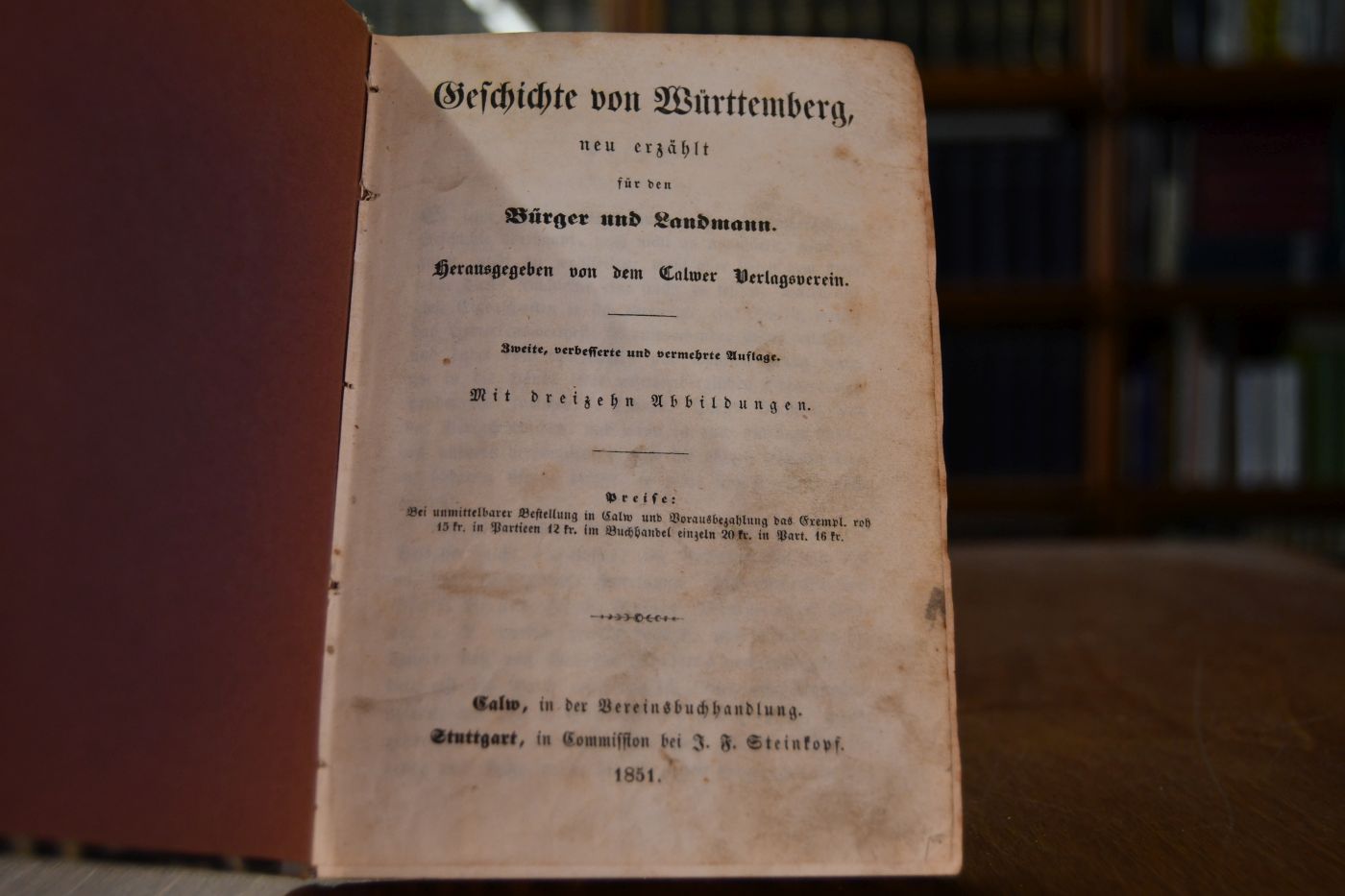 Geschichte von Württemberg, neu erzählt für den Bürger und Landmann.