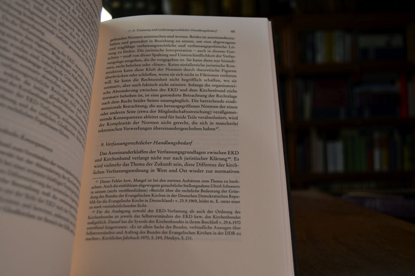 Die Vereinigung der evangelischen Kirchen in Deutschland.