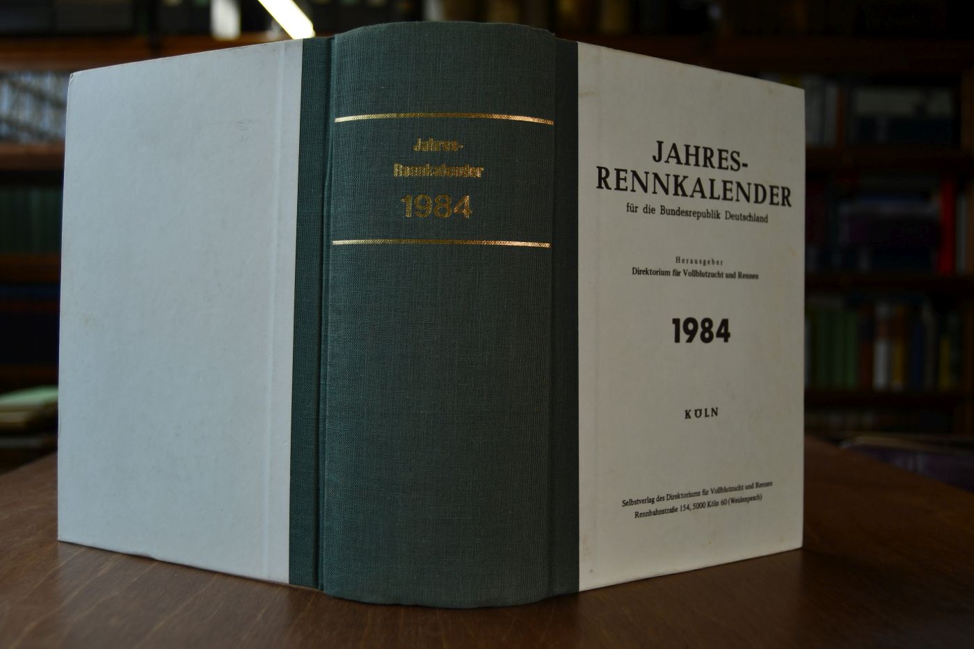 Jahres-Rennkalender für die Bundesrepublik Deutschland 1984.