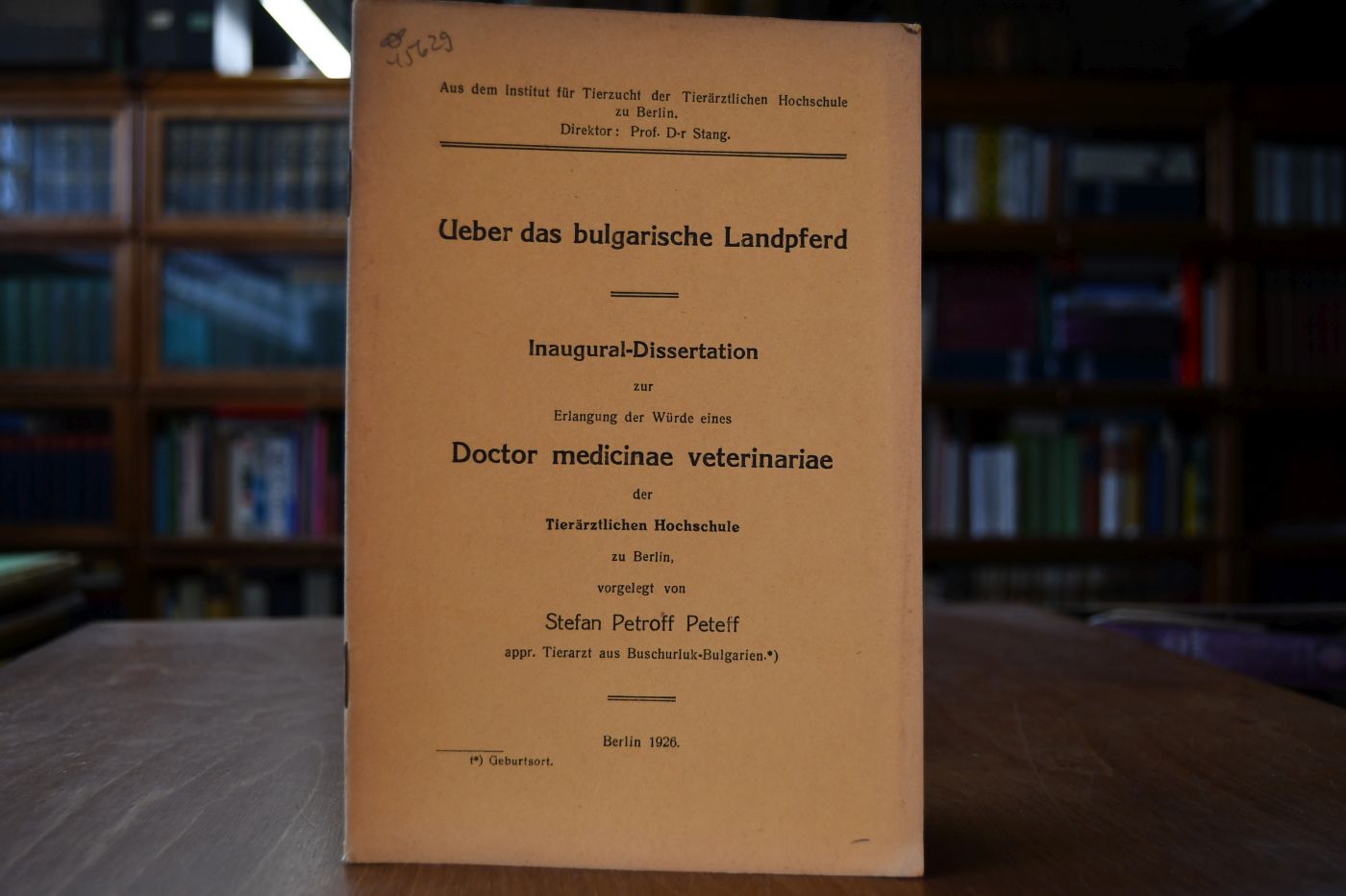 Ueber das bulgarische Landpferd.