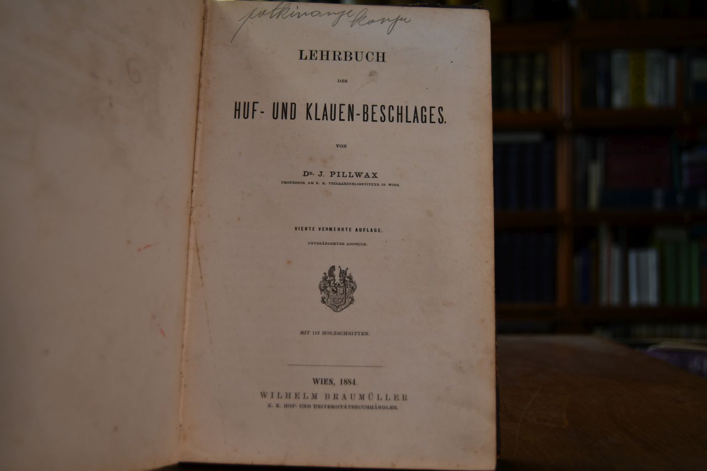 Lehrbuch des Huf- und Klauen-Beschlages.