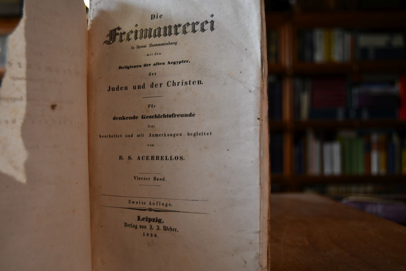 Geschichte der Freimaurerei von Anfang der historischen Kenntnis bis auf unsere Tage.