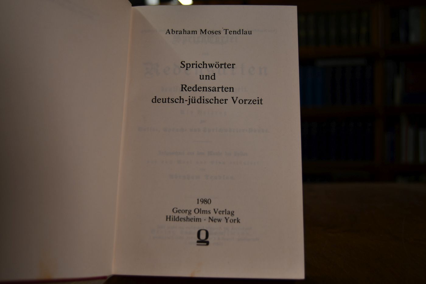 Sprichwörter und Redensarten deutsch-jüdischer Vorzeit.
