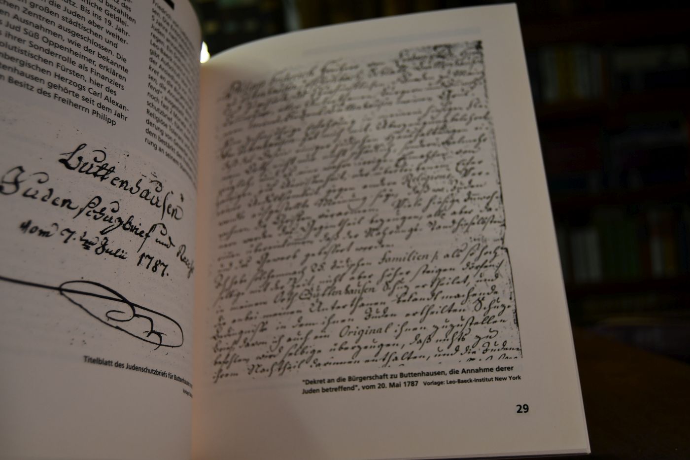 Juden in Buttenhausen. Ständige Ausstellung in der Bernheimer`schen Realschule Buttenhausen.