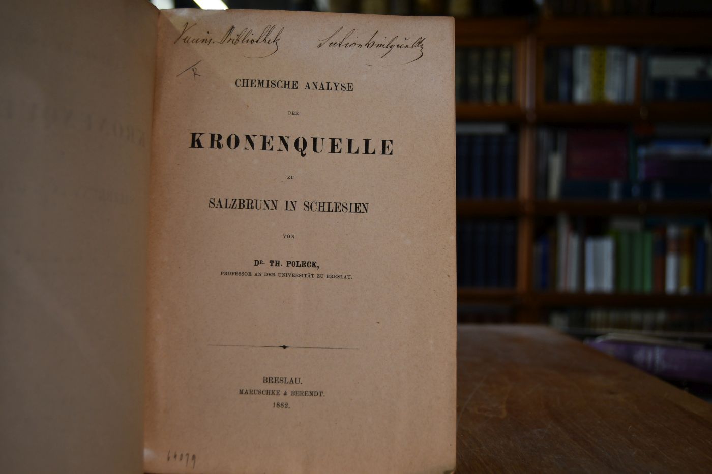 Chemische Analyse der Kronenquelle zu Salzbrunn in Schlesien.