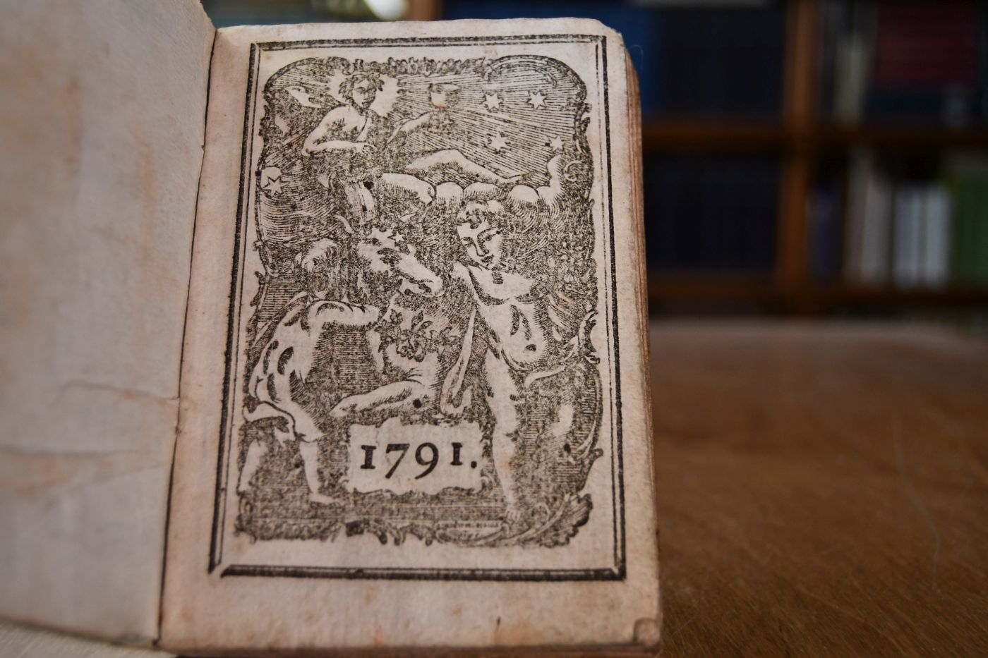 Il corso, delle stelle osservato dal pronostico moderno Palmaverde. Almanacco Piemontese per l`anno 1791.