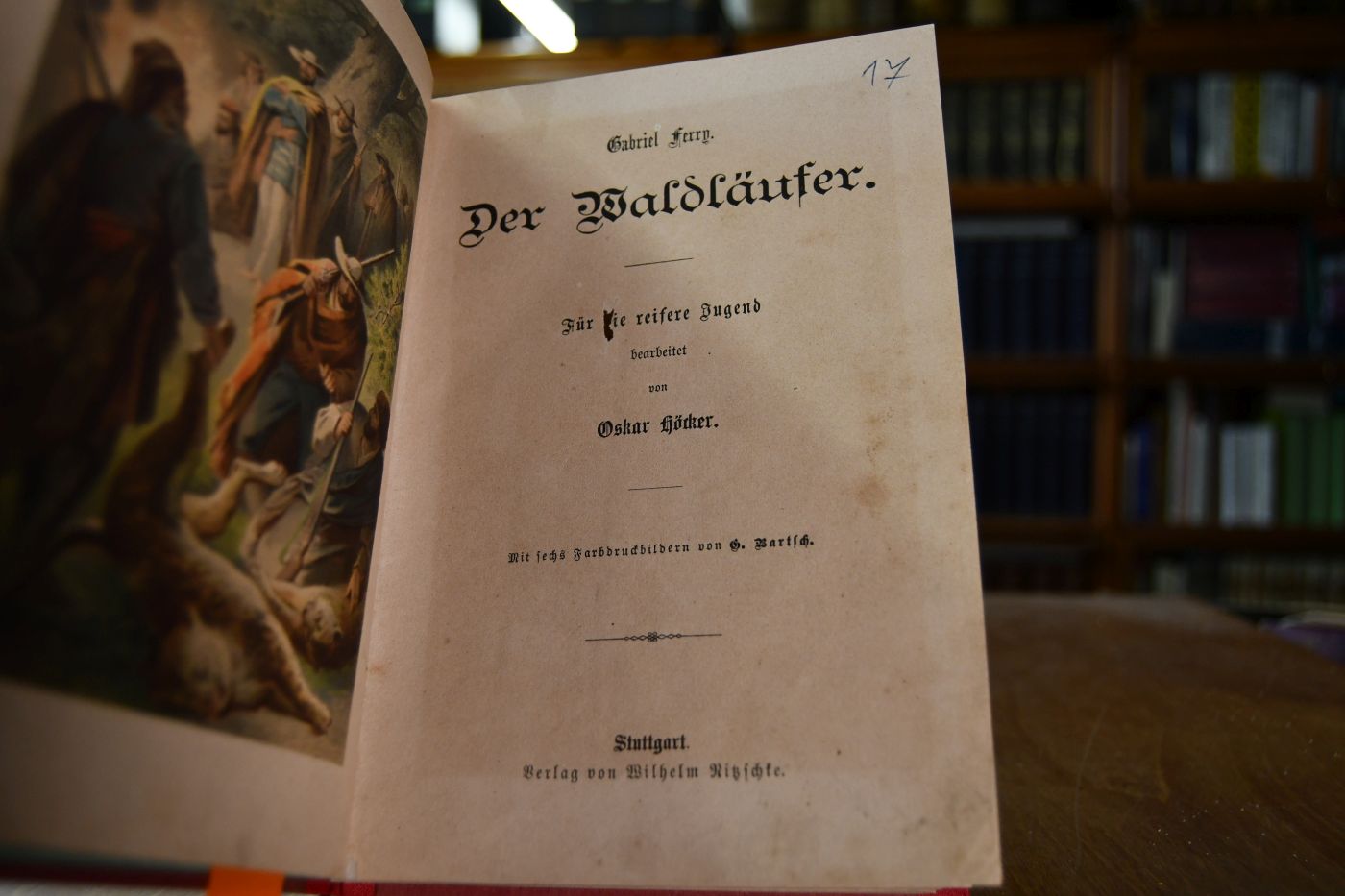 Der Waldläufer. Für die reifere Jugend bearbeitet von Oskar Höcker.
