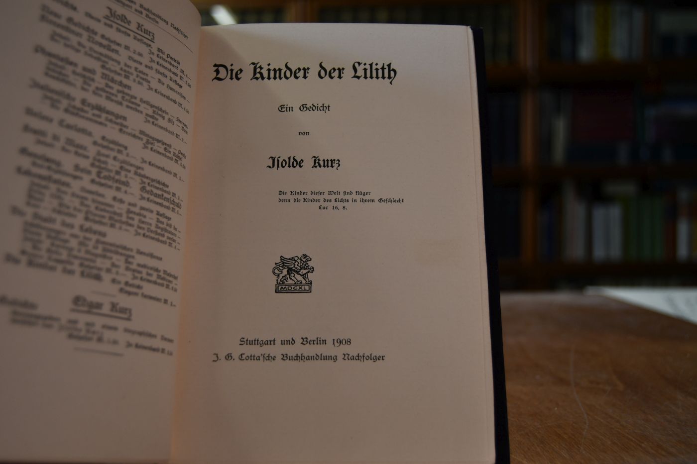 Die Kinder der Lilith. Ein Gedicht.