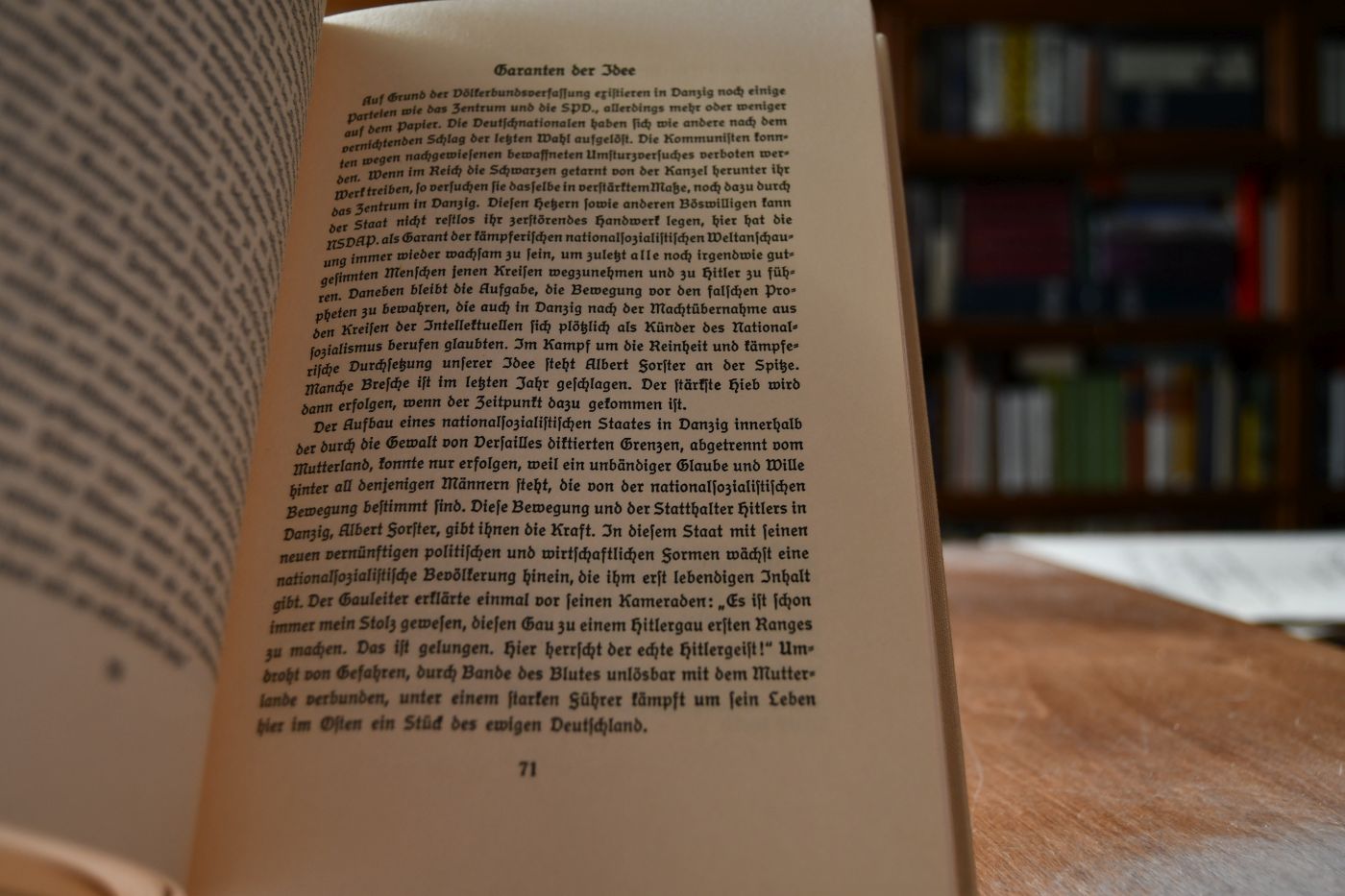 Gauleiter Albert Forster. Der deutsche Angestelltenführer.