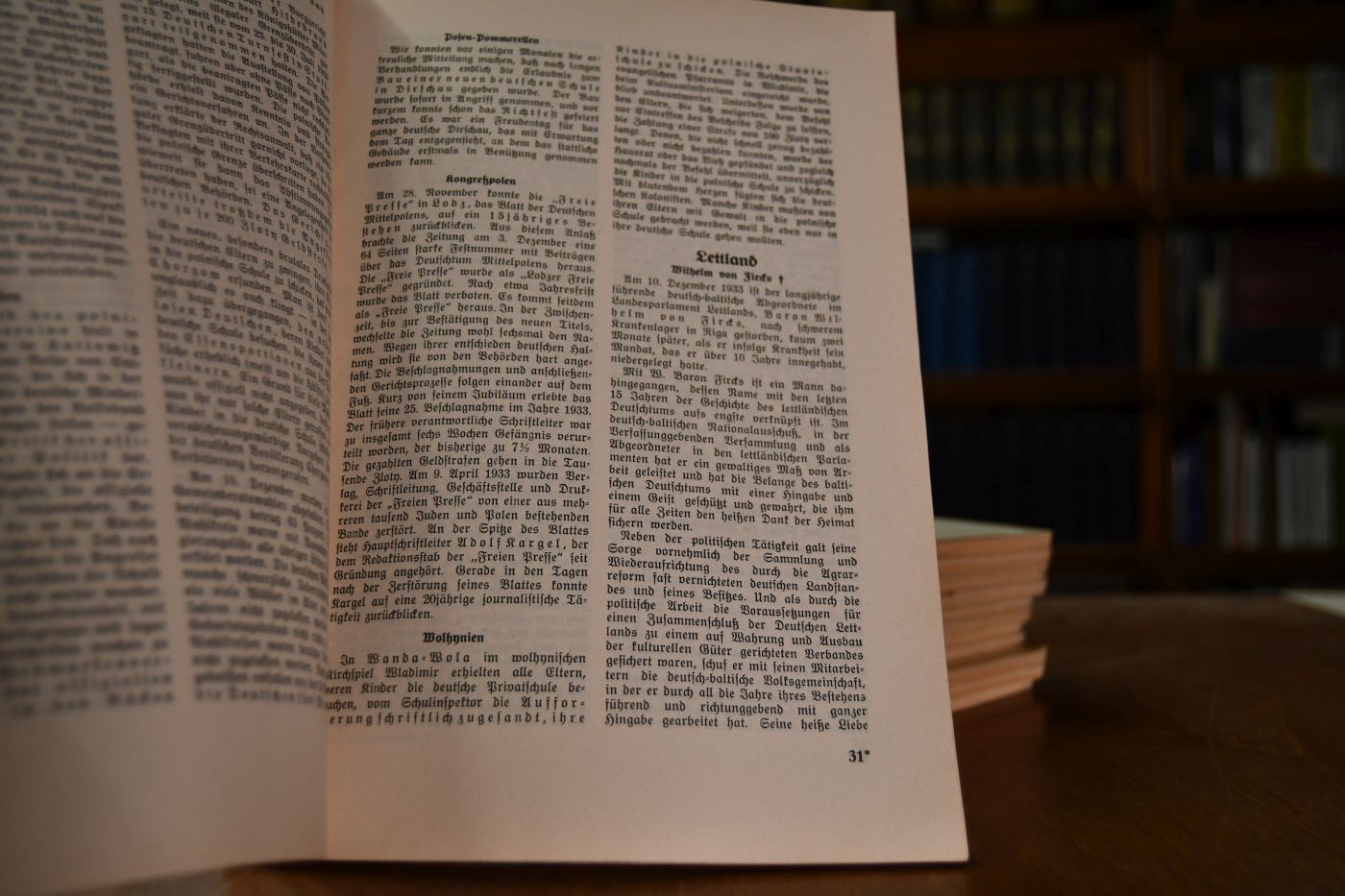 Der Auslandsdeutsche. Zeitschrift für die Kunde vom Auslandsdeutschtum. Jahrgang 1934 in 12 Einzelheften.