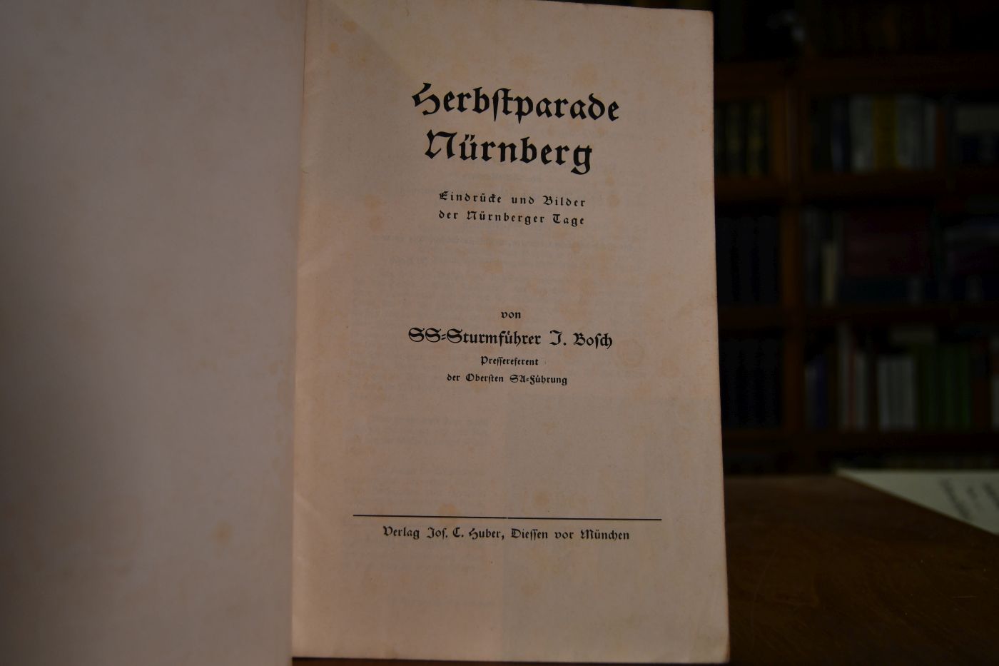 Herbstparade Nürnberg 1933. Eindrücke und Bilder der Nürnberger Tage.