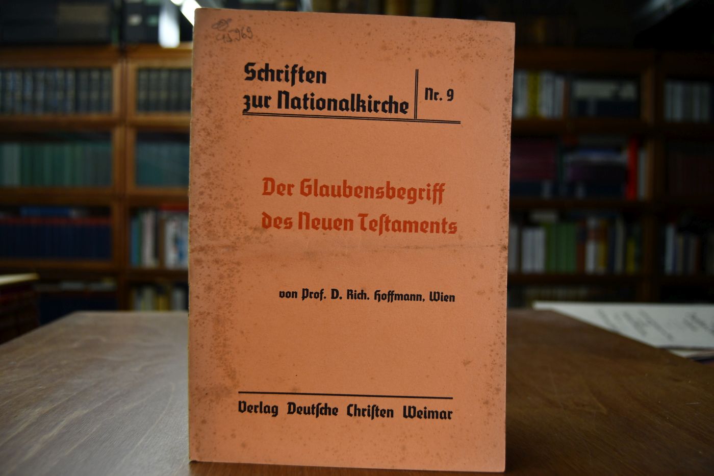 Der Glaubensbegriff des Neuen Testaments.