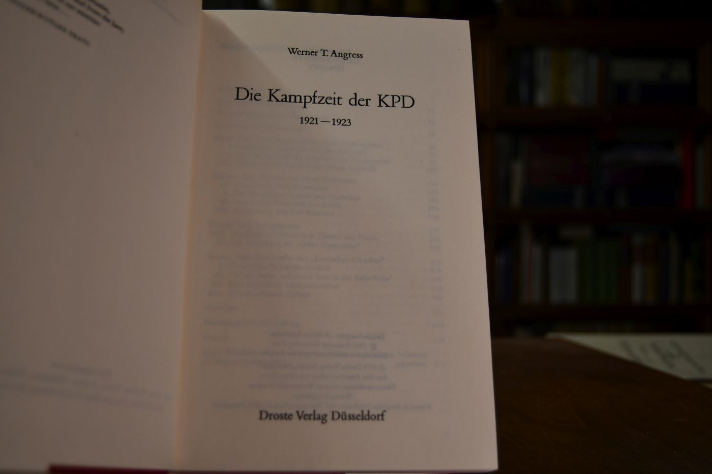 Die Kampfzeit der KPD 1921 - 1923.