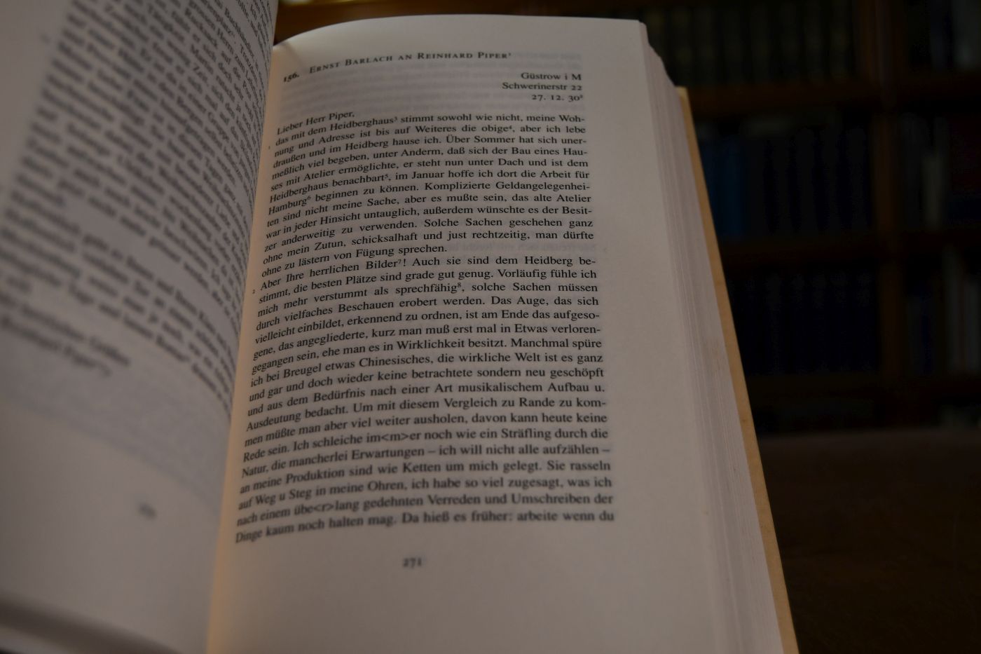 Ernst Barlach - Reinhard Piper, Briefwechsel 1900 - 1938.