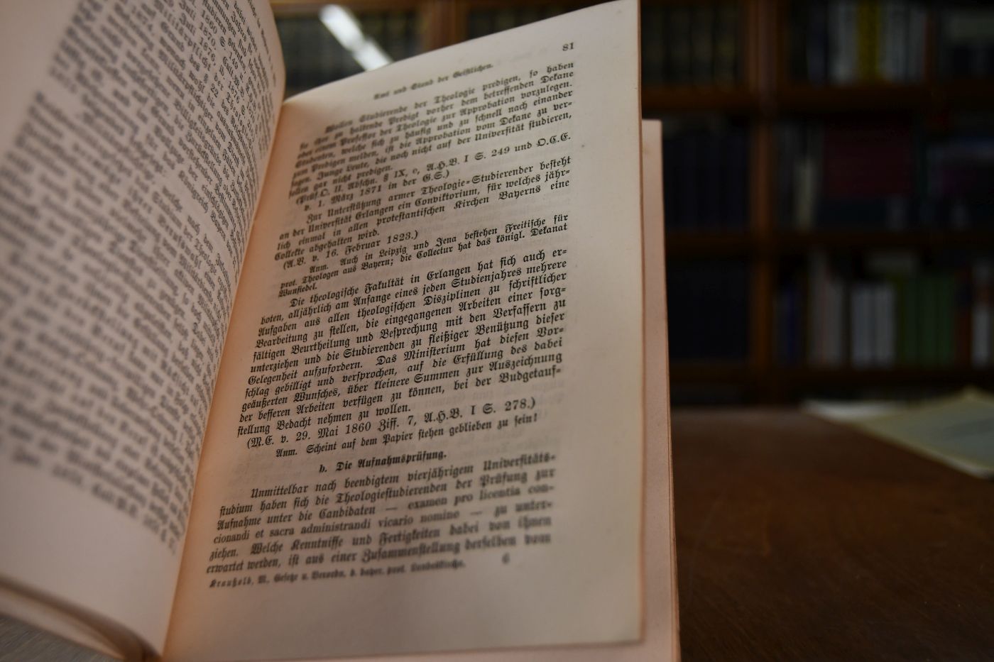 Die in der bayerischen protestantischen Landeskirche dies. d. Rh. gegenwärtig giltigen Gesetze und Verordnungen.