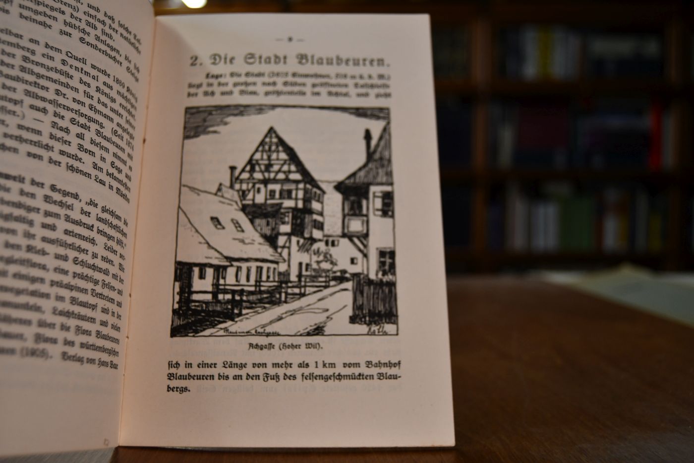 Kurzer illustrierter Führer durch Blaubeuren und seine nähere Umgebung.