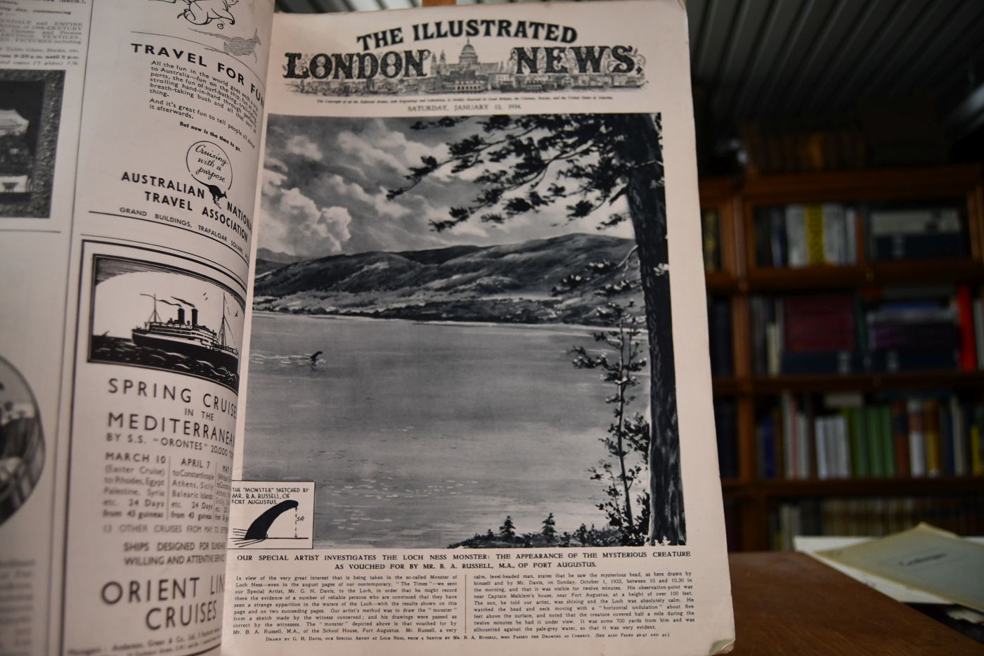 The Illustrated London News No. 4943 Volume 184. January 13, 1934.