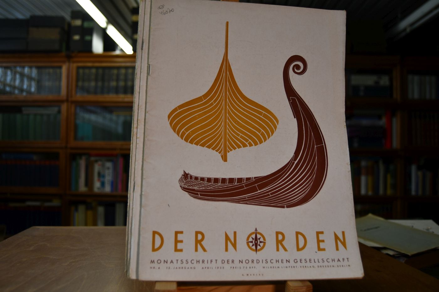 Der Norden. Monatsschrift der Nordischen Gesellschaft. 12. Jahrgang 4 Hefte.