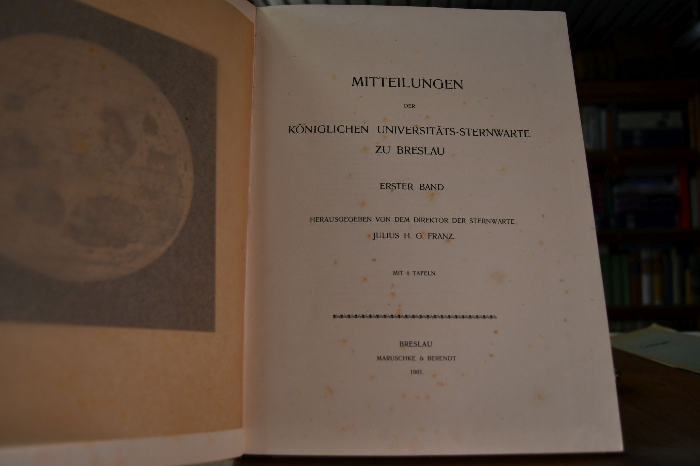 Mitteilungen der Königlichen Universitäts-Sternwarte zu Breslau 1.-3. Bd.