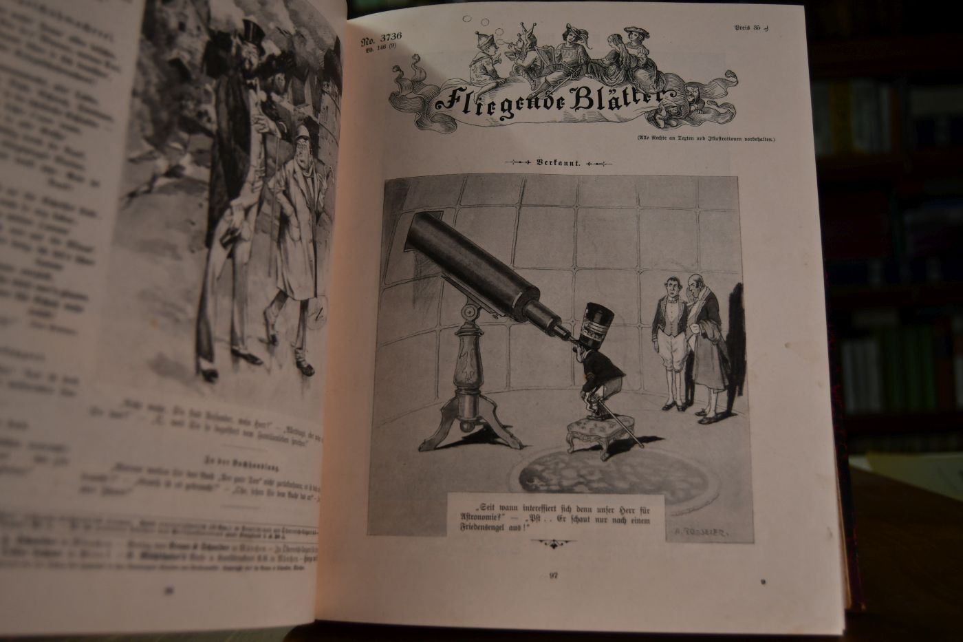 Fliegende Blätter. Band 146+147. Nr. 3729-3753, Nr. 3728 fehlt + Nr. 3754-3767 aus Bd. 147.