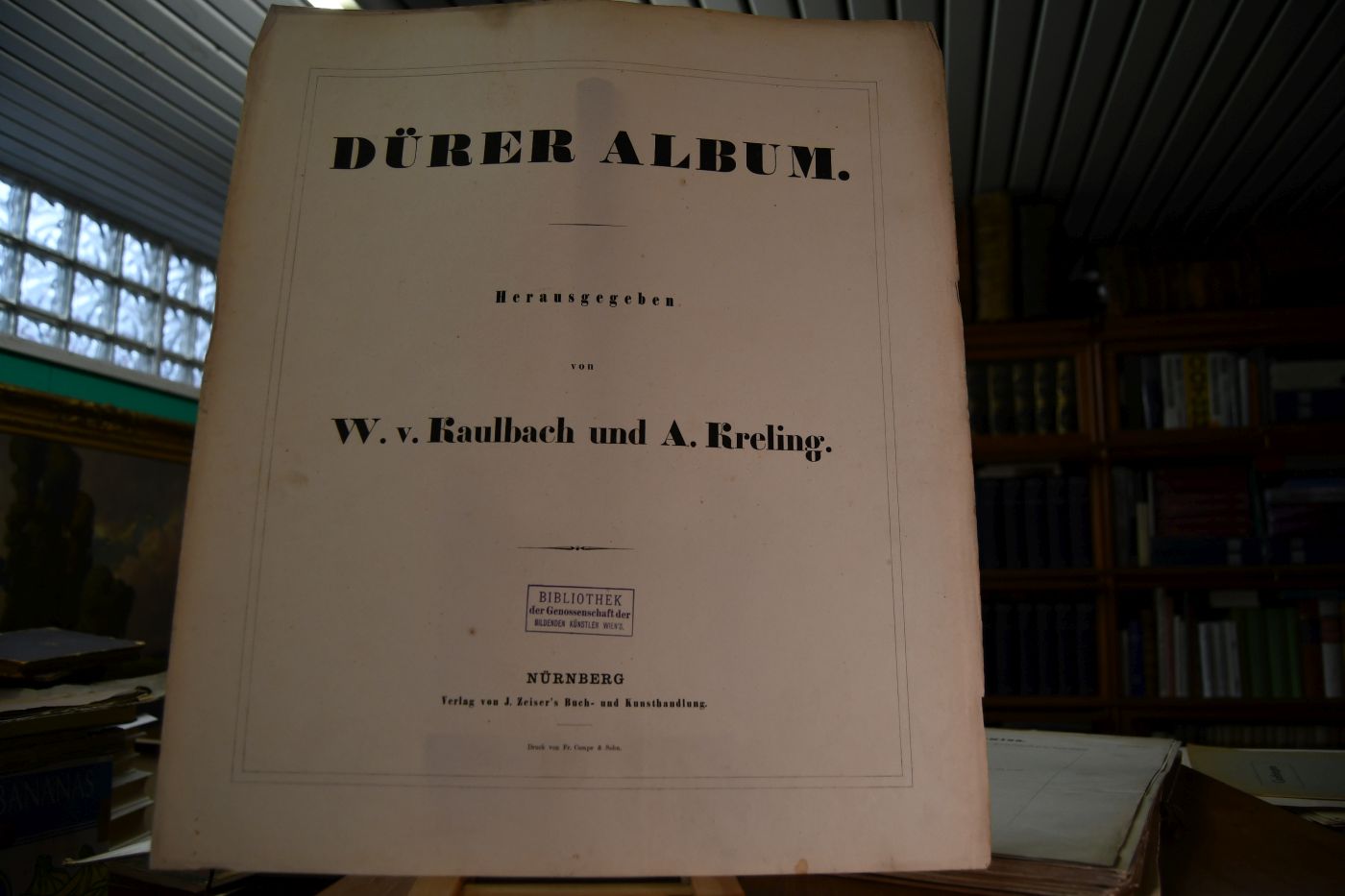 Albrecht Dürer-Album. Eine Sammlung der schönsten Dürer`schen Holzschnitte nach den von dem Künstler gefertigten Originalen in gleicher Größe auf`s Neue in Holz geschnitten. I.-XIV. Lieferung (42 Tafeln)