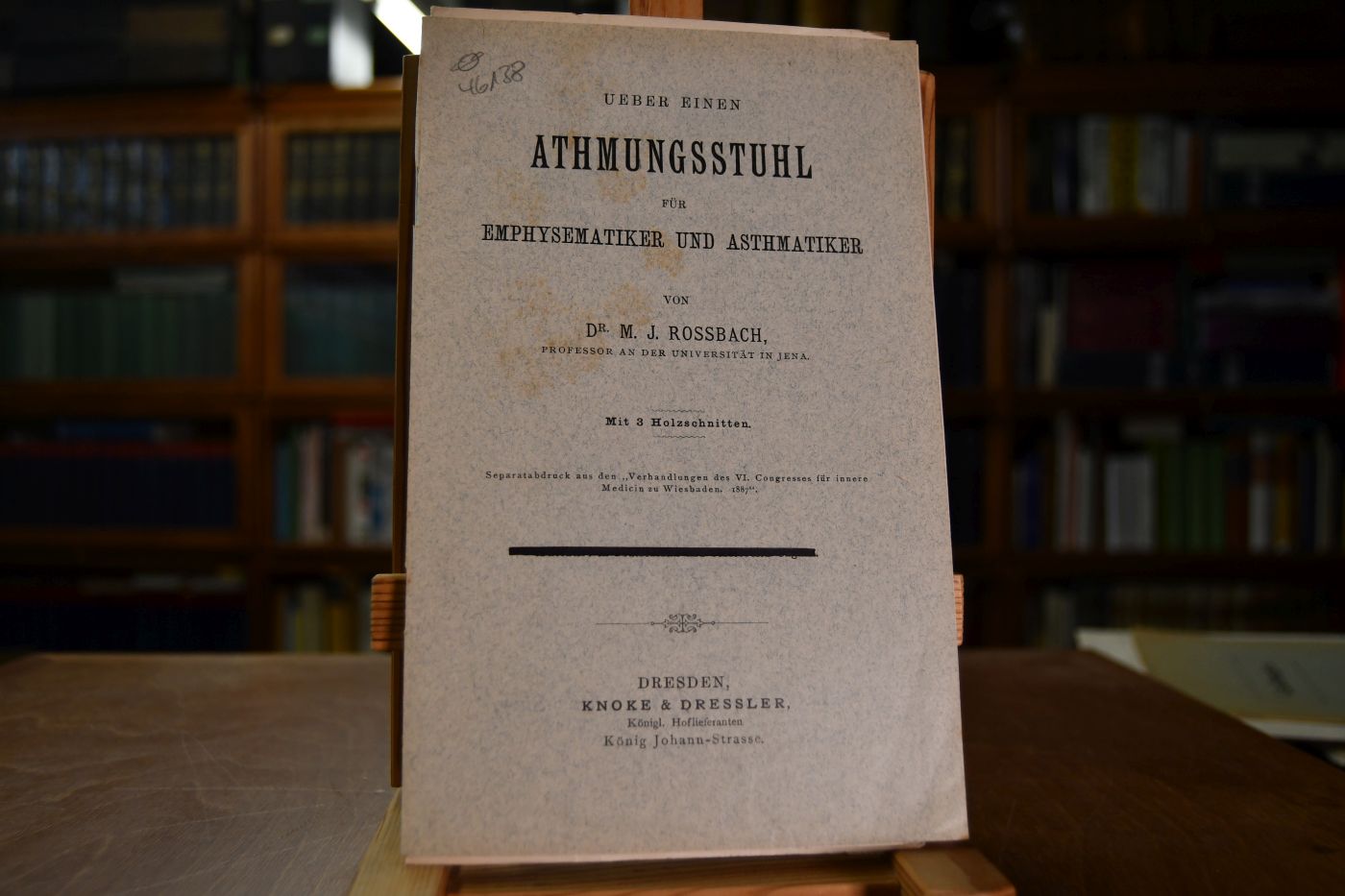 Ueber einen Athmungsstuhl für Emphysematiker und Asthmatiker.