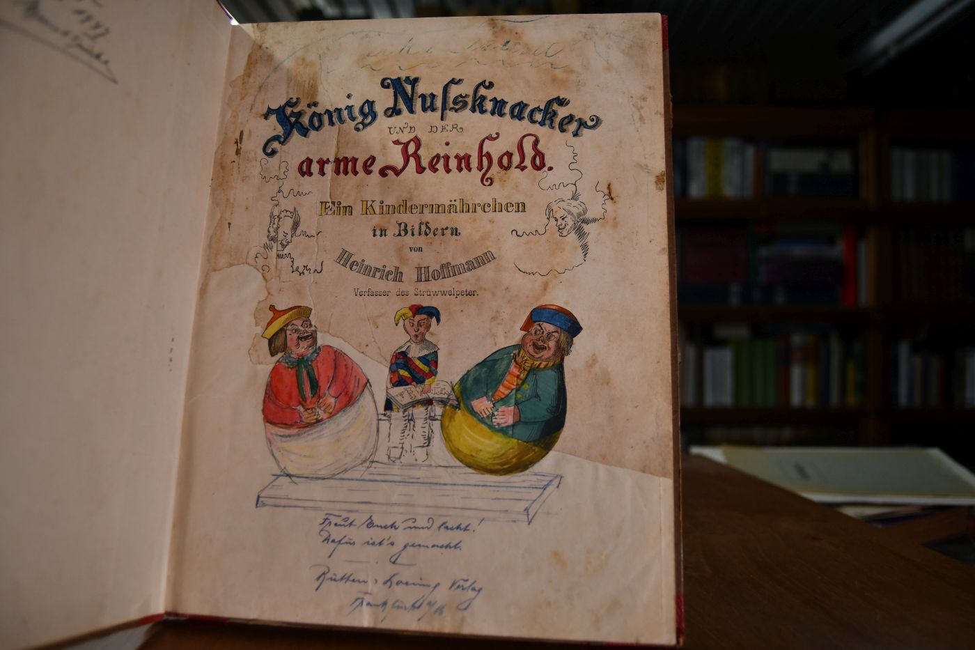 König Nußknacker und der arme Reinhold. Ein Kindermährchen in Bildern.